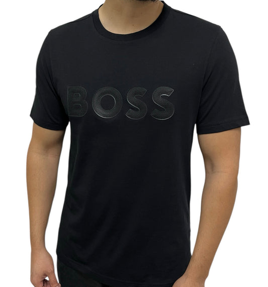 Camiseta BOSS Cafe Logo en Pecho