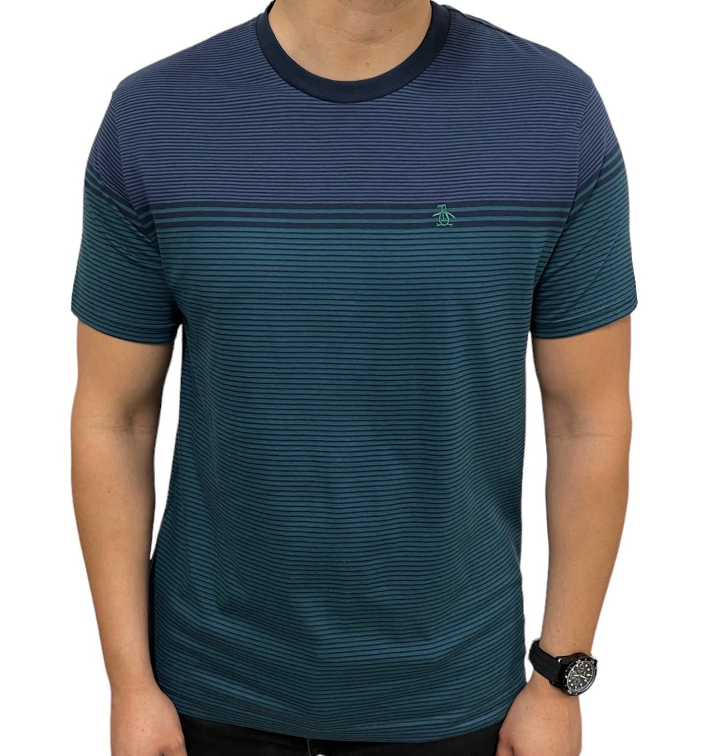 Camiseta Penguin Verde Azul