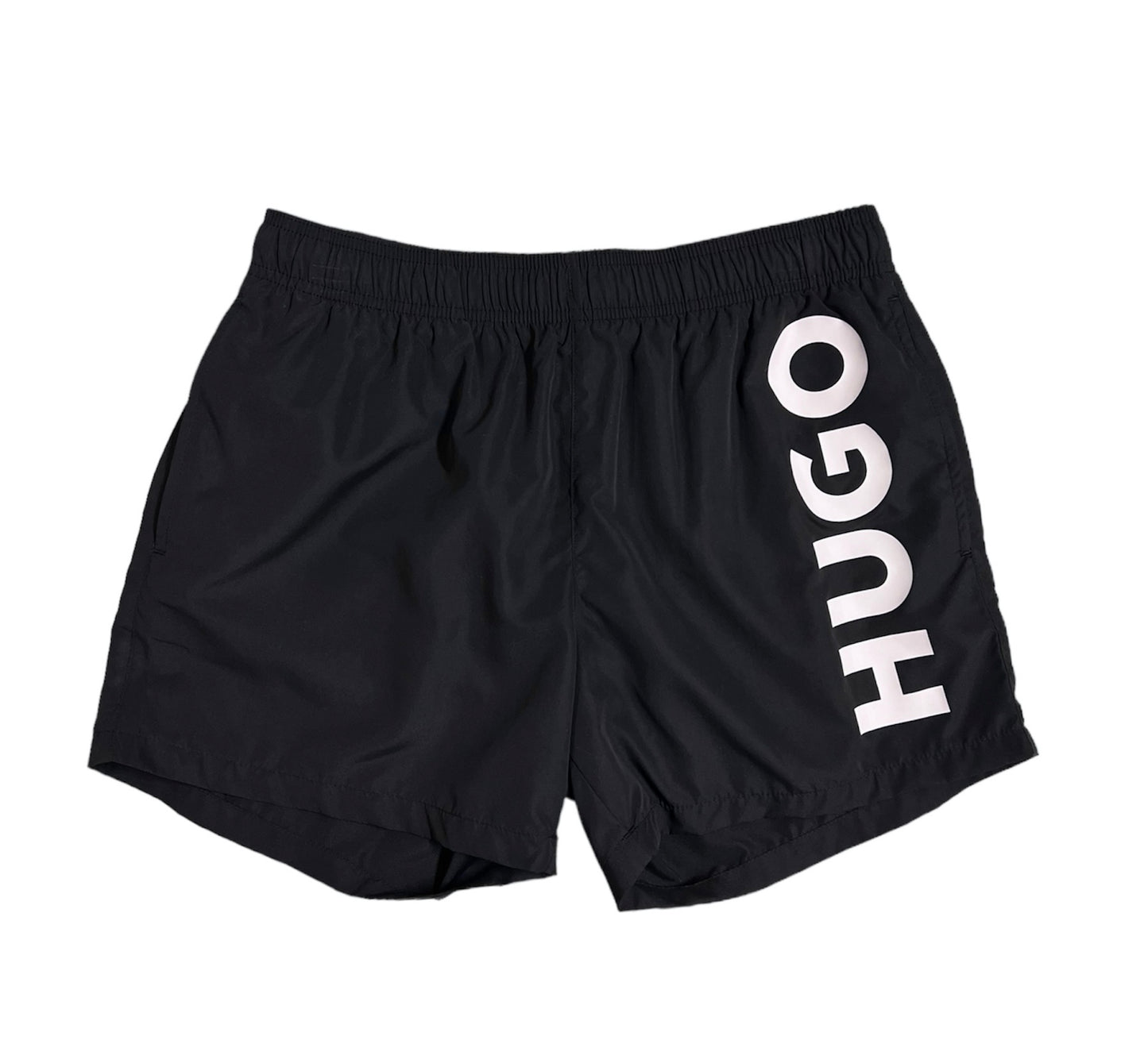 Short Hugo logo blanco