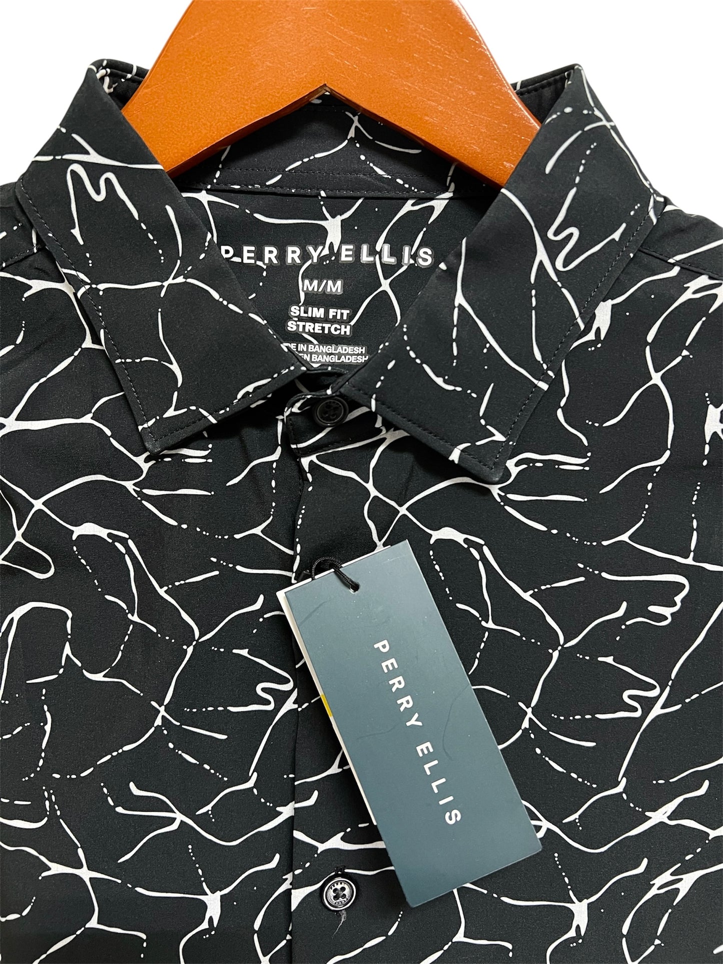 Camisa Manga Corta Perry Ellis Stretch