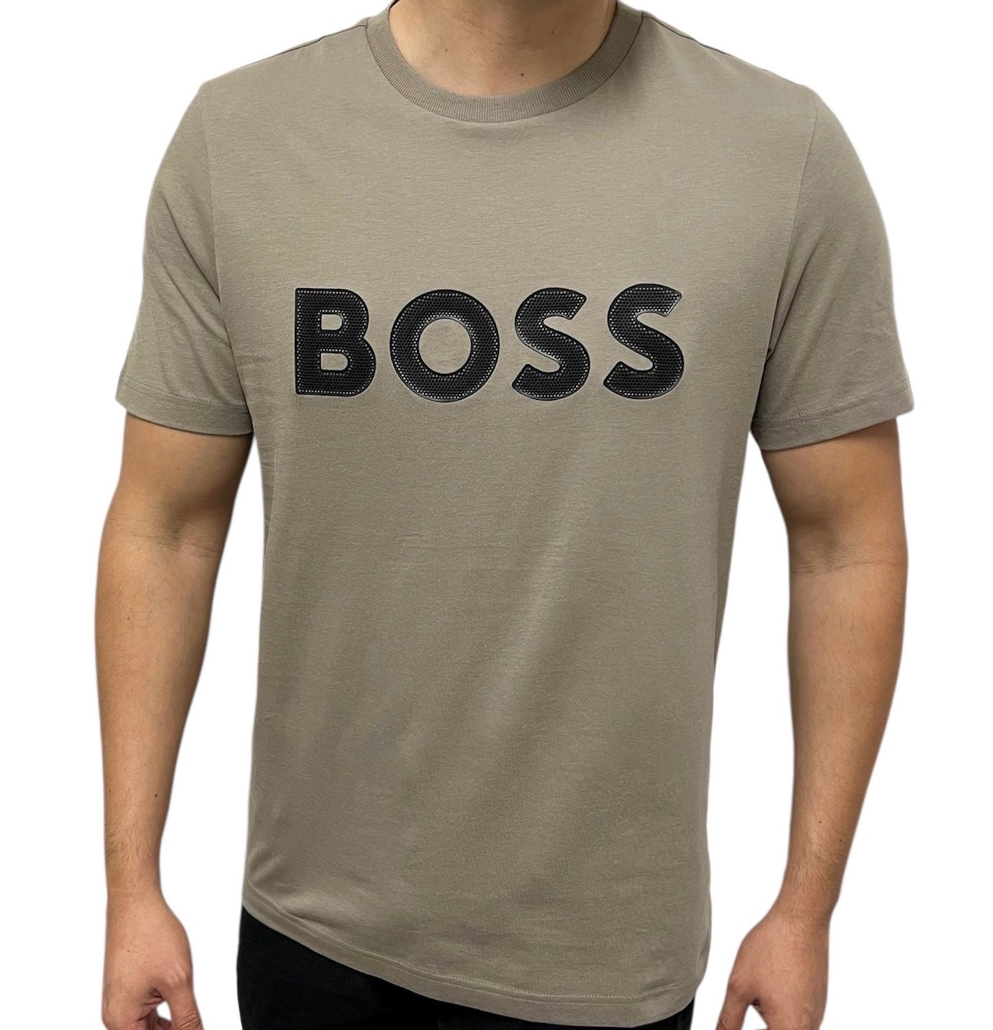 Camiseta BOSS Cafe Logo en Pecho