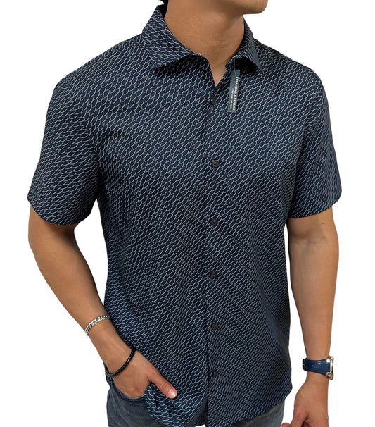Camisa Manga Corta Perry Ellis