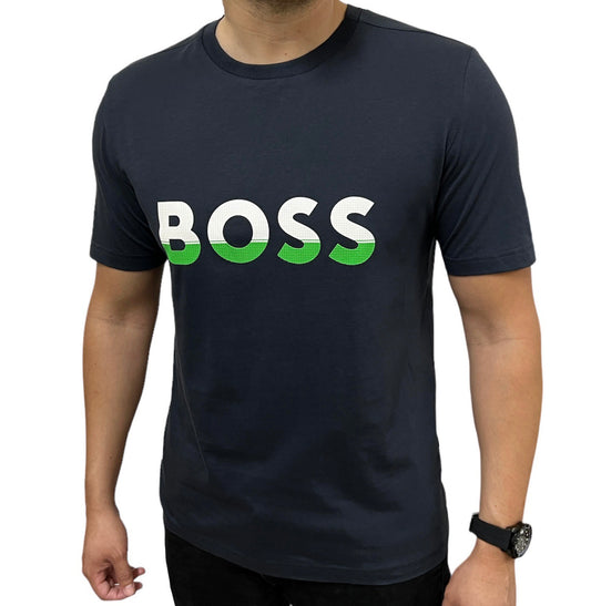 Camiseta BOSS Logo Bicolor