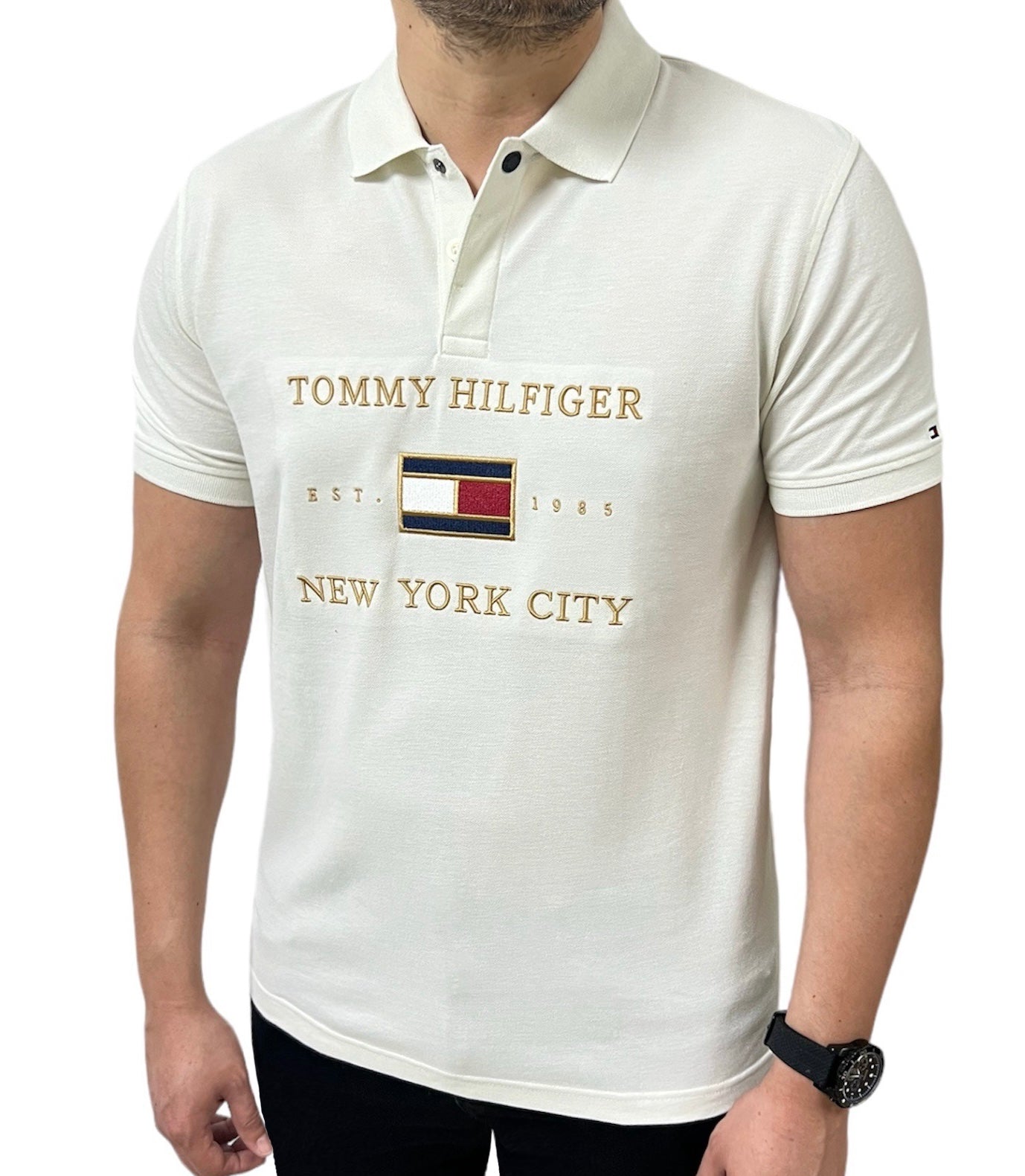 Polo Tommy Hilfigher Logo Bordado