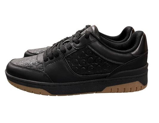 Tenis Guess Negros Suela Café