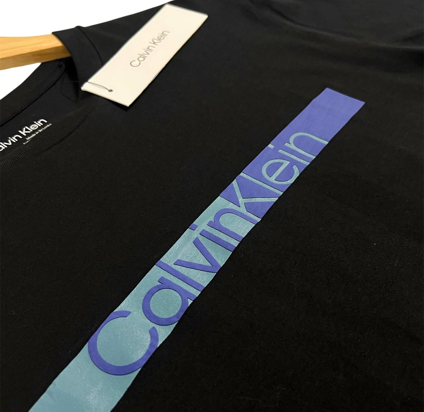Camiseta Calvin Klein Logo Azul